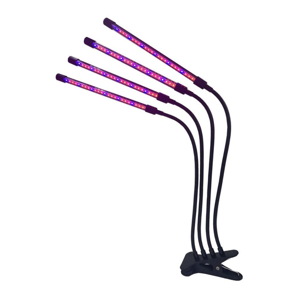 LED-Beleuchtung mit Clip, 4 verstellbare Streifen