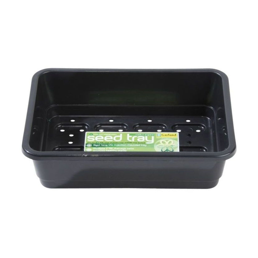 Garland Kleine Saatschale Schwarz mit Drainage 23x17x6 cm