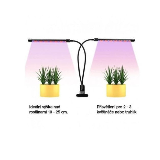 LED-Beleuchtung mit Clip, 4 verstellbare Streifen