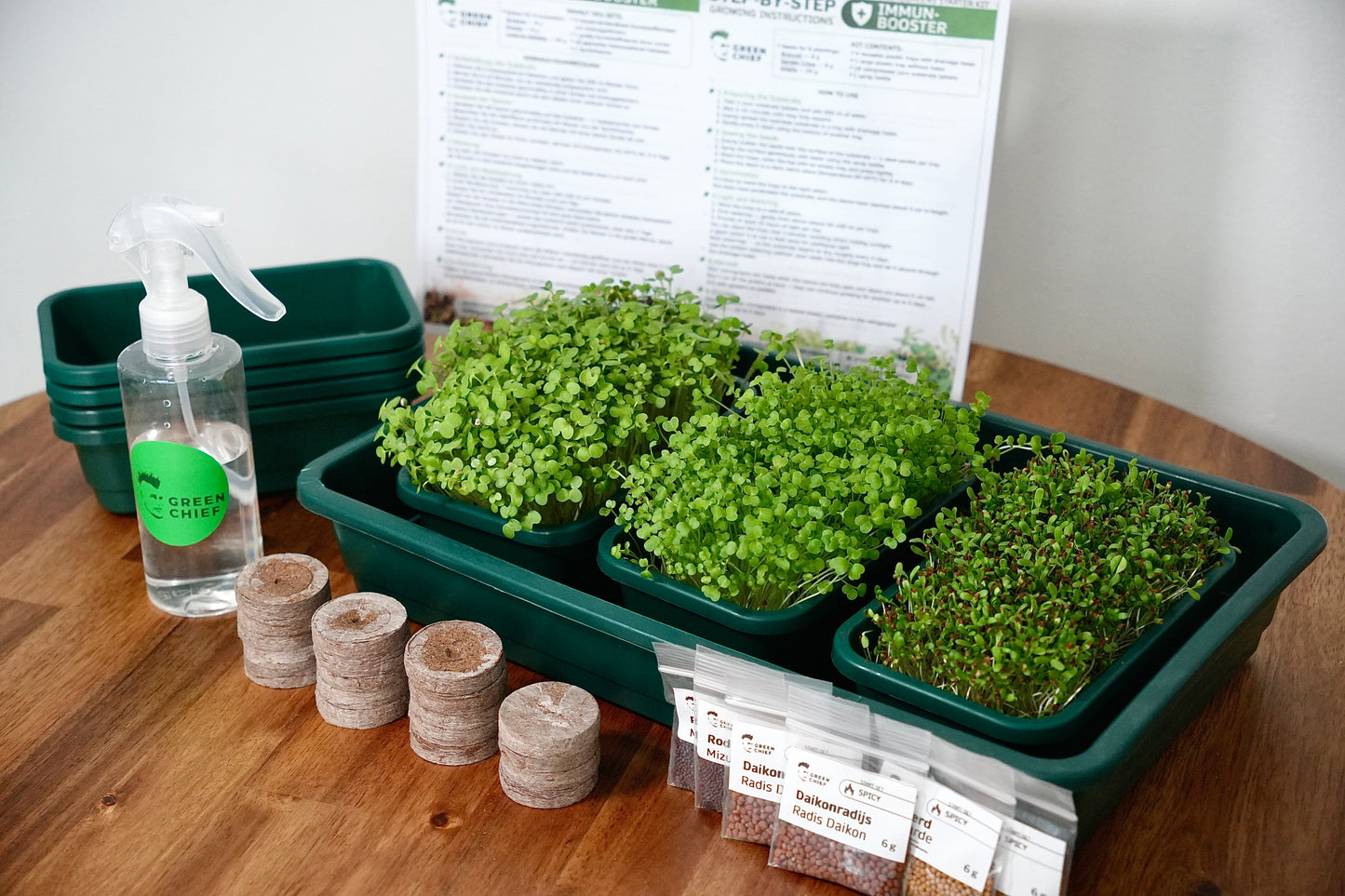 IMMUNE BOOSTER – Microgreens-Set für eine starke Immunabwehr