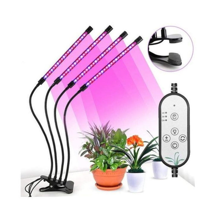 LED-Beleuchtung mit Clip, 4 verstellbare Streifen