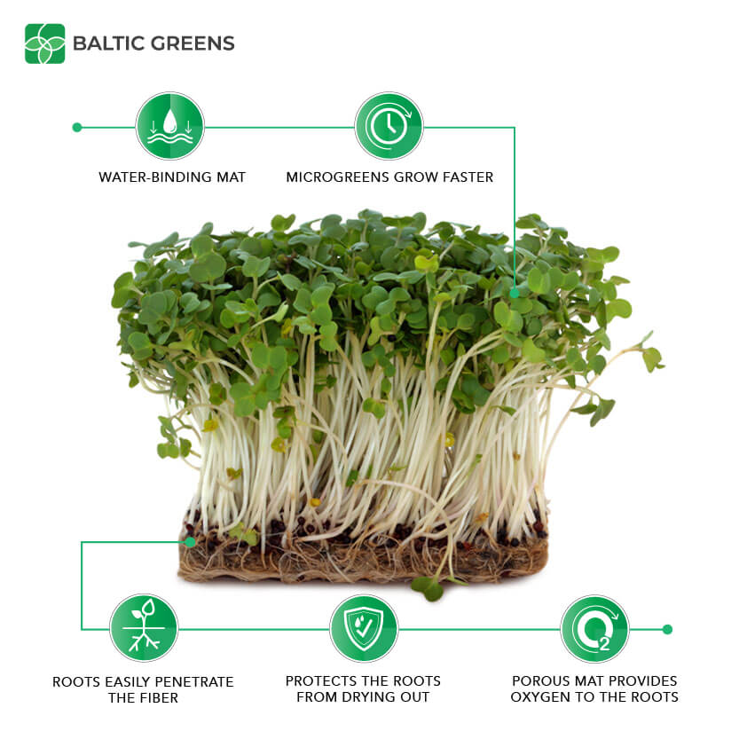 Flax Fiber Grow Mat