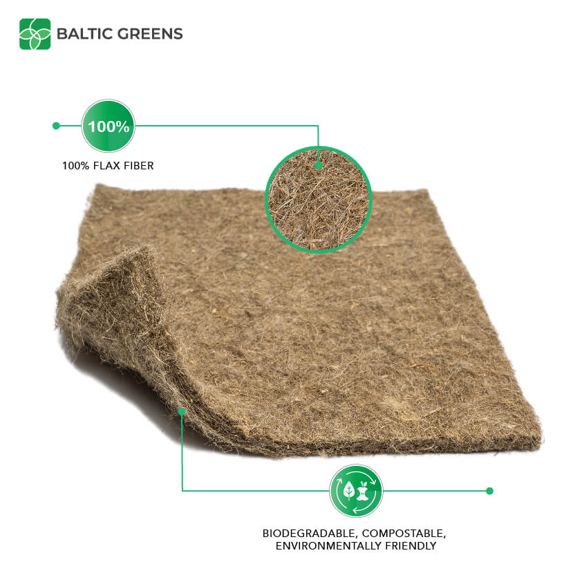 Flax Fiber Grow Mat