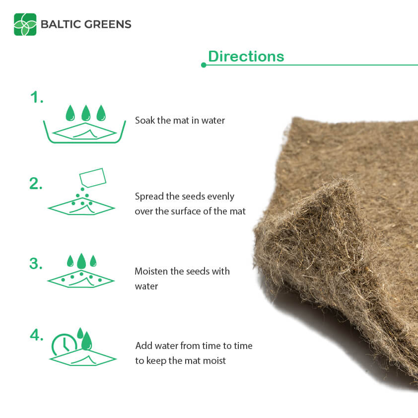 Flax Fiber Grow Mat