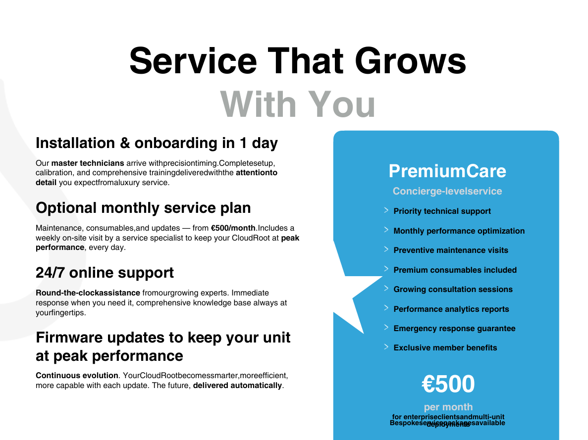 CloudRoot Fogponic Groeisysteem, Wit