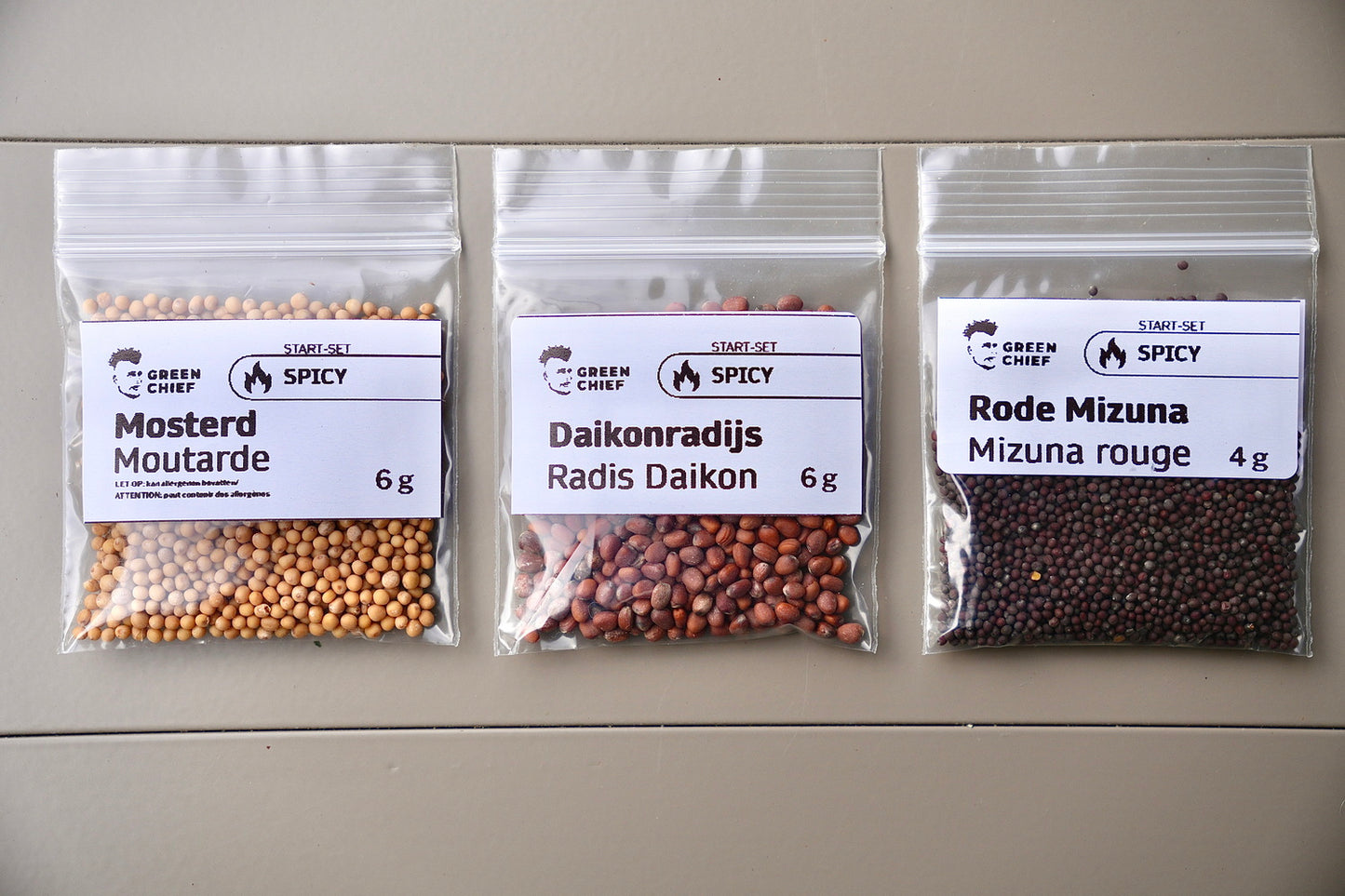 SPICY – Das pikante Microgreens-Set für intensiven Geschmack