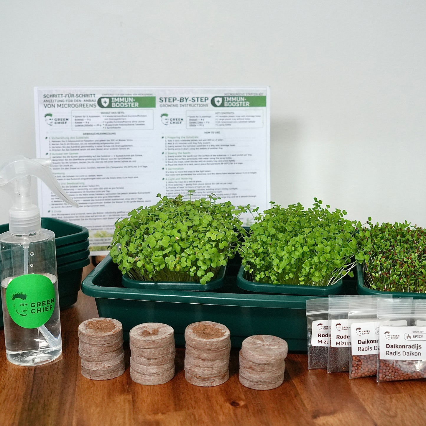 IMMUNE BOOSTER – Microgreens-Set für eine starke Immunabwehr